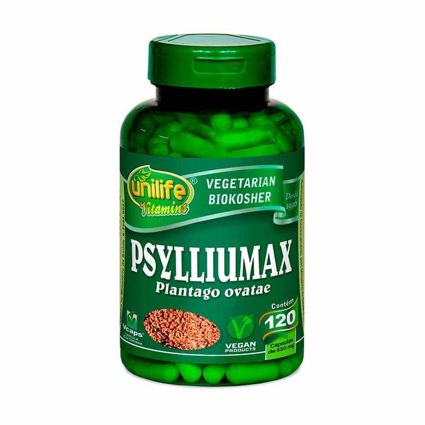 Psyllium Psylliumax - Unilife - 120 Cápsulas de 550mg