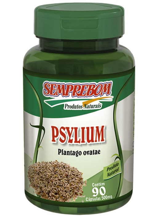 Psyllium - Semprebom - 90 Cápsulas - 500 Mg