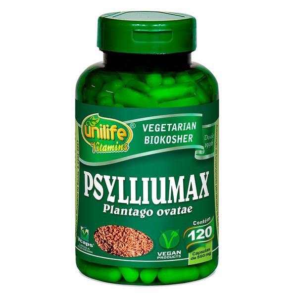 Psylliumax - Psyllium (550mg) 120 Cápsulas Vegetarianas - Unilife