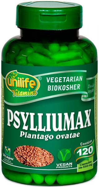 Psylliumax Psyllium Unilife 120 Capsulas 550mg