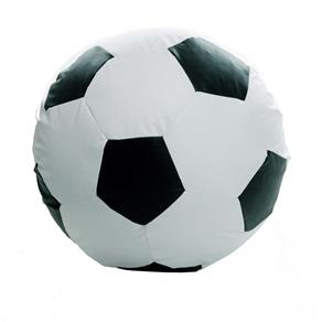 Puff Ball Futebol Infantil Courino - Branco