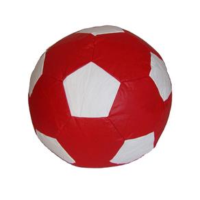 Puff Ball Futebol Infantil Courino - Vermelho