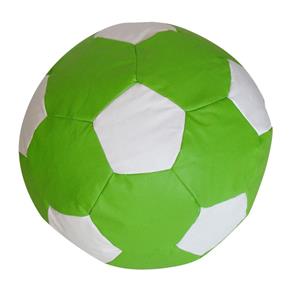 Puff Big Ball Futebol Courino - Verde Limão