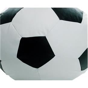 Puff Big Ball Futebol Gloom - 50 Cm - Branco