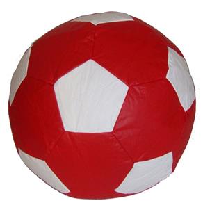 Puff Big Ball Futebol Pop Cipaflex e - Markine Mobilier - Vermelho