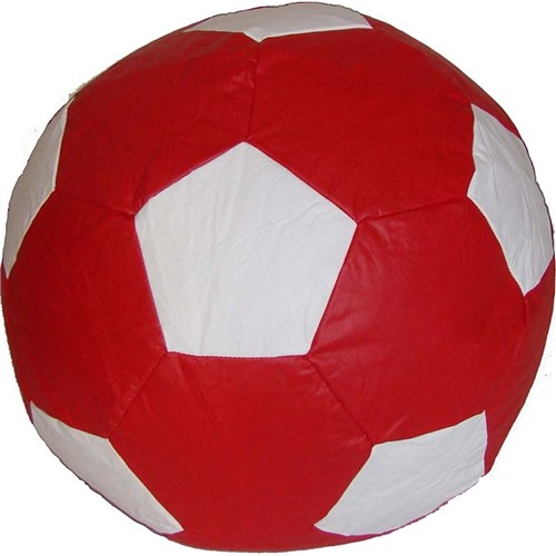 Puff Big Ball Futebol - Stay Puff Vermelho