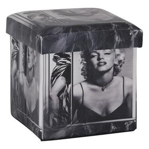 Puff Box Marilyn Sexy Madeira Estampado