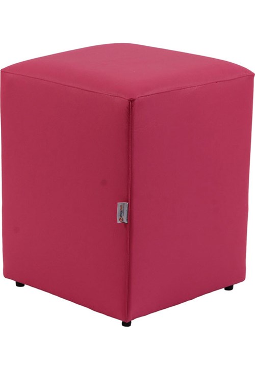 Puff Cubo Madeira Pop Rosa Stay Puff