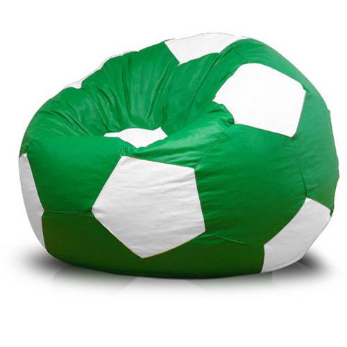 Tudo sobre 'Puff Infantil Bola Super em Courino - Phoenix Puff Verde/Branco'