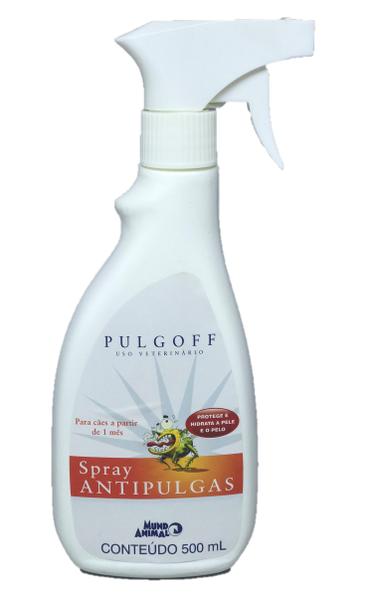 Pulgoff 500 Ml Spray Antipulgas para Cães - Mundo Animal