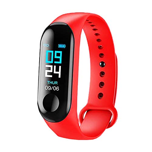 Pulseira Inteligente Smartband M3 Monitor Cardíaco Relógio (vermelho)
