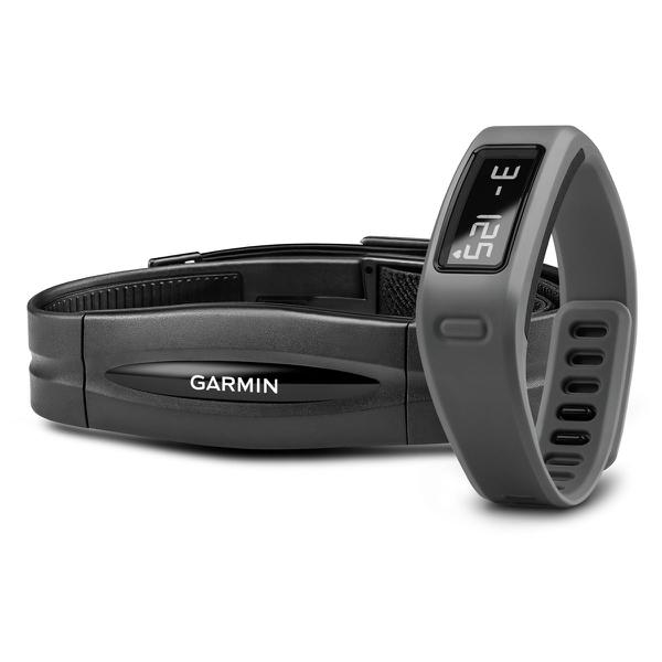 Pulseira Inteligente VivoFit Garmin com Transmissor Cardíaco 1225-35 - Cinza - Garmin