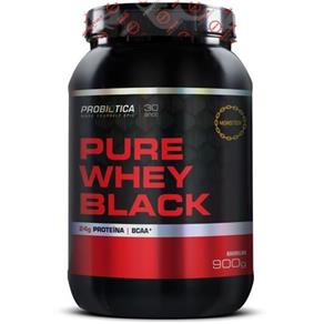Pure Whey Black - 900g - Probiótica - Baunilha - Baunilha-900g