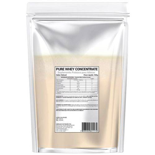 Pure Whey Concentrade 35% - Refil - 900g - Natural