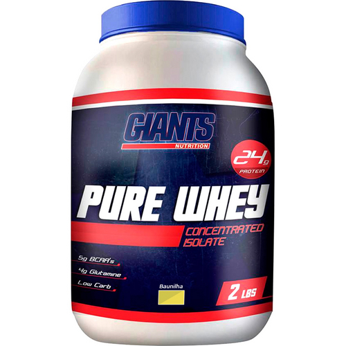 Pure Whey Concentrated Isolate 907g Giants - Baunilha