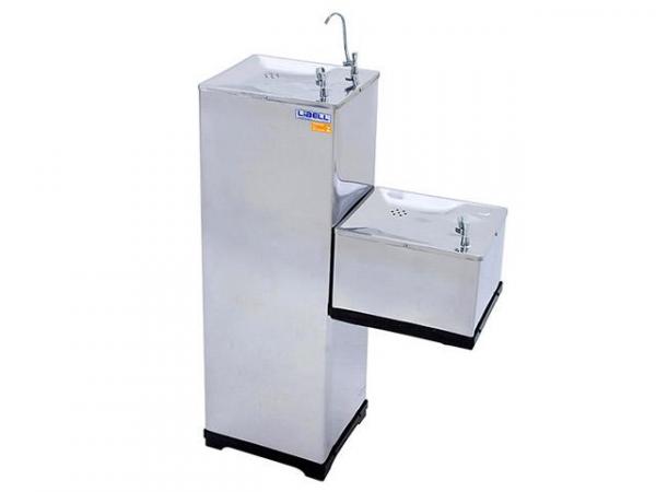 Purificador de Coluna Refrigerado por Compressor - Inox - Libell Press Side