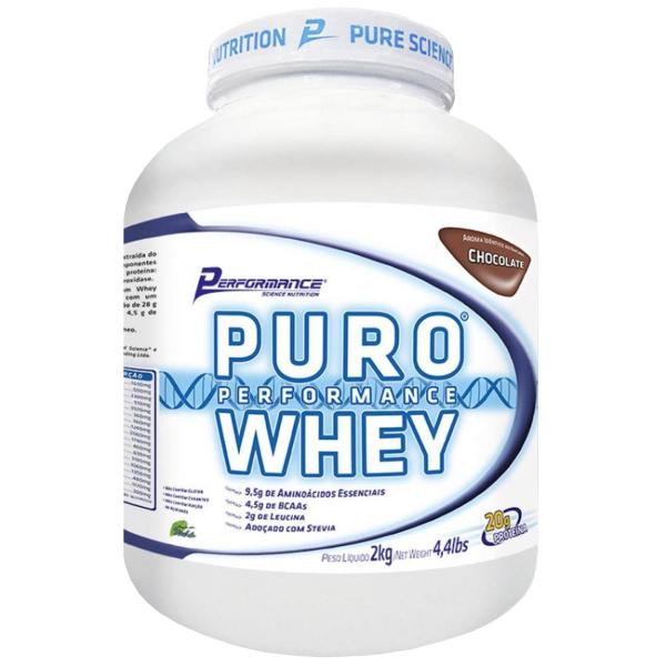 Puro Performance Whey (2kg) Sabor Morango - Performance Nutrition