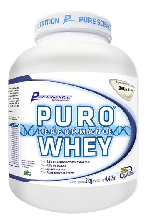 Puro Whey (2kg) - Performance Nutrition - BR324040-1