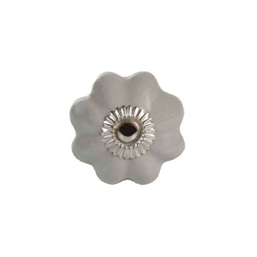 Puxador de Gaveta-cerâmica-sobrepor-cinza-vênus -3135
