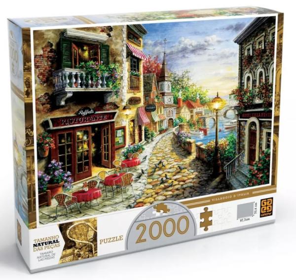 Puzzle 2000 Peças - Villaggio Ditalia - Grow