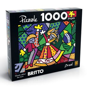 Tudo sobre 'Puzzle 1000 Peças Romero Britto - Brazil'