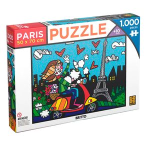 Puzzle 1000 Peças Romero Britto - Paris