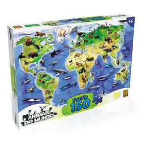Puzzle 150 Peças Animais do Mundo