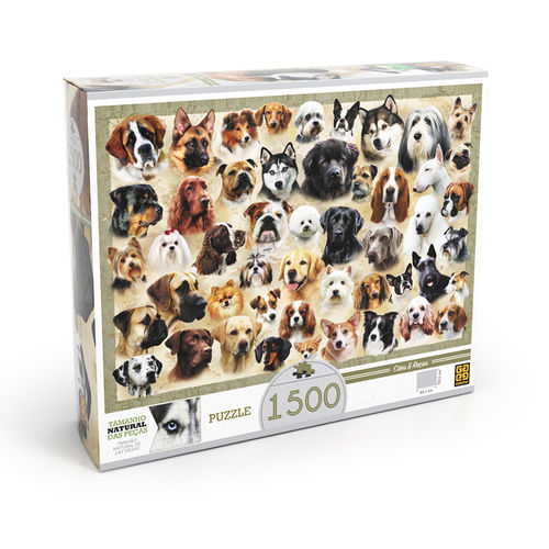 Puzzle 1500 Peças Cães e Raças 3411
