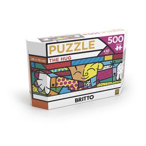 Tudo sobre 'Puzzle 500 Peças Panorama Romero Britto The Hug'