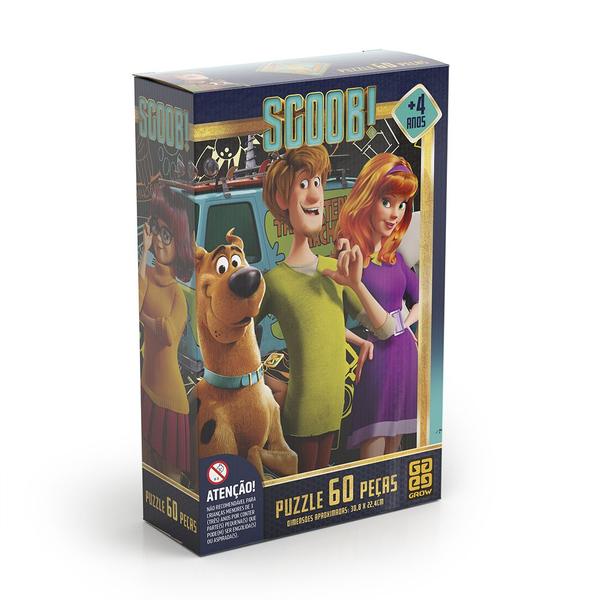 Puzzle 60 Peças Scooby-doo - Grow