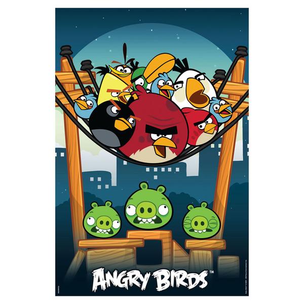 Puzzle Angry Birds 150 Peças - Grow