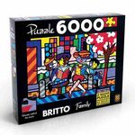 Puzzle Grow 6000 Peças Romero Britto Family - Quebra Cabeça