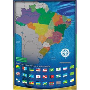 Puzzle Mapa do Brasil 250 Peças - Grow