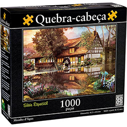 Puzzle Moinho D'água - 1000 Peças - Grow