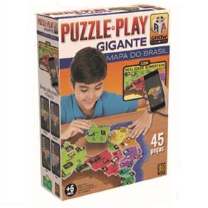 Puzzle Play Gigante Mapa do Brasil - Grow