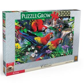 Puzzle - Quebra Cabeça 3000 Peças Araras - Grow