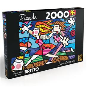 Puzzle - Quebra Cabeça 2000 Peças - Romero Britto Love Blossoms - Grow