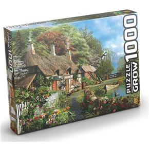 Puzzle Quebra Cabeça 1000 Peças Casa no Lago Grow - 02963