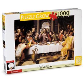 Puzzle - Quebra Cabeça 1000 Peças Santa Ceia - Grow