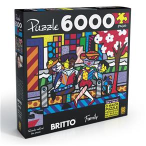 Puzzle Romero Britto - Family 6000 Peças - Grow