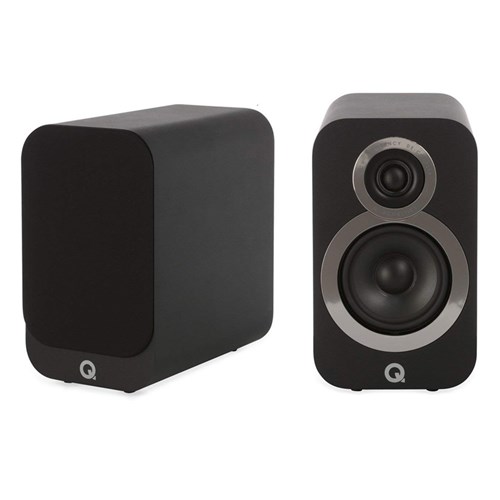 Q Acoustics 3010I - Par de Caixas Acústicas Bookshelf 125W 4-6 Ohms Preto