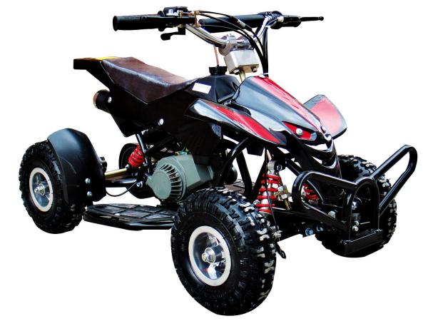 Quadriciclo Automático Barzi Motors Dino - a Gasolina e Óleo 49cc Preto