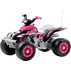Quadriciclo Elétrico Infantil Peg-Pérego Corral T-Rex - EL 12V - New Pink
