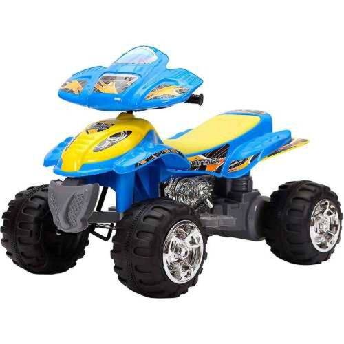 Quadriciclo Infantil 12v Azul Brink Mini Moto Brink Mais