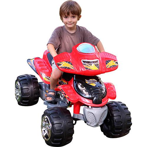 Quadriciclo Infantil 12V Vermelho - Brink+