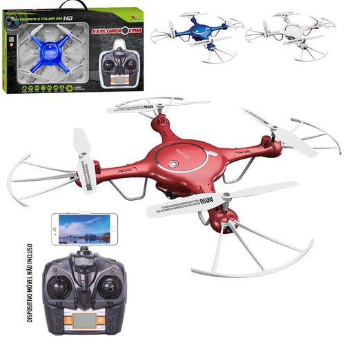 Quadricoptero Drone com Câmera Artbrink Cores Variadas