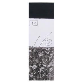 Quadro Artesanal com Textura Abstrato 20x60cm Uniart - Cor Única