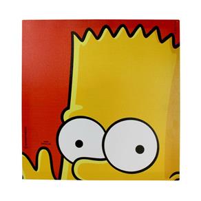 Quadro Bart Curioso Quadro Bart Simpson - Vermelho