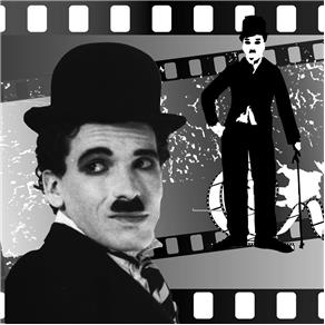 Quadro Chaplin 1 Impressão Digital 30x30 Cm / Uniart - Única