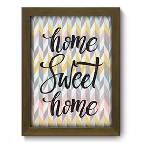 Quadro com Moldura - 19x25 - Home Sweet Home - N2147